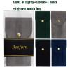 Besforu 4 PCS Watch Travel Case for Men and Women Portable Velvet Watch Pouch Watch Storage Bag and Organizer (1BLACK+1GREEN+1BLUE+1GRAY) view 2