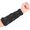 KRATARC Archery Arm Guard Adjustable 3-Strap Accessory Lightweight Hunting Target Practive Adult Unisex (Black, Length 7'')