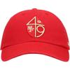 47 Men's Scarlet San Francisco 49ers Clean Up Adjustable Hat view 2