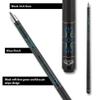 Athena ATH51 Lime Green and Blue Pin Stripe Pool Cue - 21oz view 3