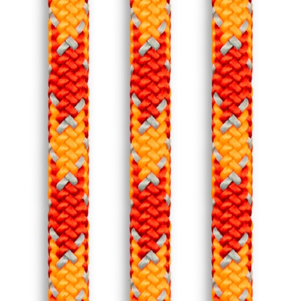 Arborist Tree Climbing Rope | 24 Strand 11.8 mm | AllGear SRT DRT MRT Line | Cherry Bomb II, 100 feet