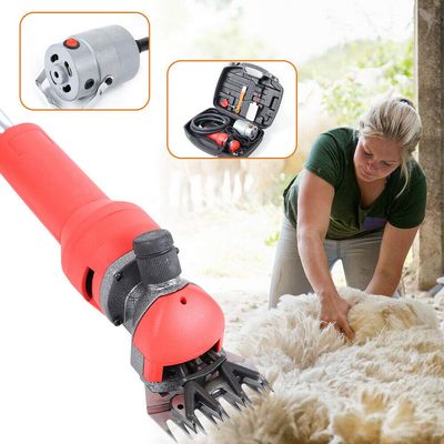 Gdrasuya10 Electric Sheep Clippers, 110V 750W Professional Flexible Sheep Goat Shearing Clippers with Nine-Tooth Straight Blade Livestock Clippers for Sheep, Goats