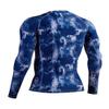 ADOREISM Men's Long Sleeve Rash Guard Surf Swim Shirt Splice UPF 50+ Compression for MMA BJJ Jiu Jitsu Fishing Hiking (Banana Leaf,S) view 2
