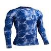 ADOREISM Men's Long Sleeve Rash Guard Surf Swim Shirt Splice UPF 50+ Compression for MMA BJJ Jiu Jitsu Fishing Hiking (Banana Leaf,S) view 3