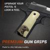 Compatible Replacement for Full Size 1911 Grips fits Springfield Colt Rock Island Gov Custom UV Printed HD Image of Puau Abalone view 2