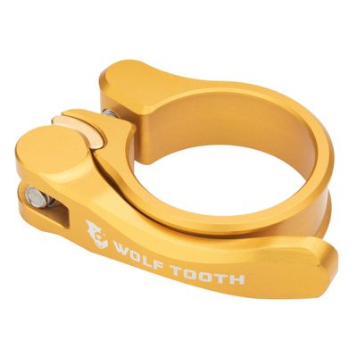 Wolf Tooth QR Quick Release Seatpost Clamp - 28.6mm, Gold