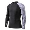 ADOREISM Men's Long Sleeve Rash Guard Surf Swim Shirt Splice UPF 50+ Compression for MMA BJJ Jiu Jitsu Fishing Hiking (Chapped,2XL) view 1