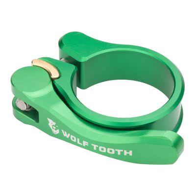 Wolf Tooth QR Quick Release Seatpost Clamp - 28.6mm, Green