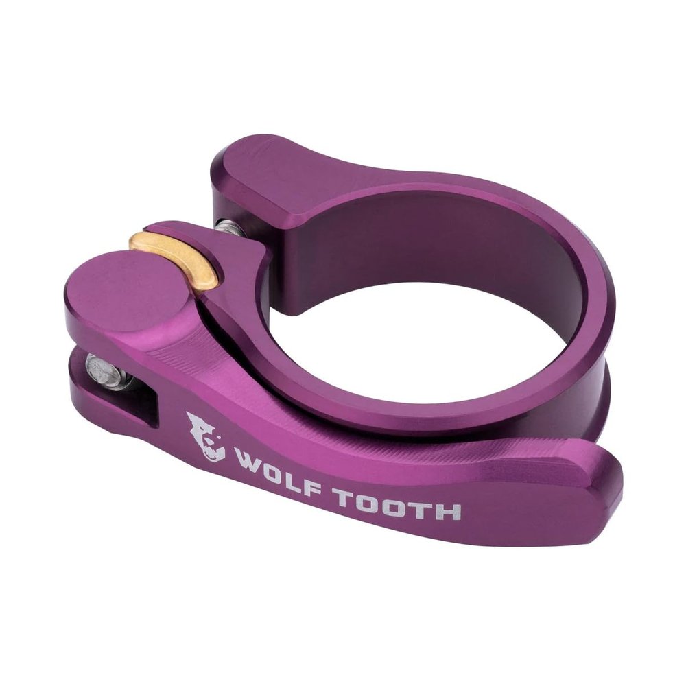 Wolf Tooth QR Quick Release Seatpost Clamp - 38.6mm, Purple