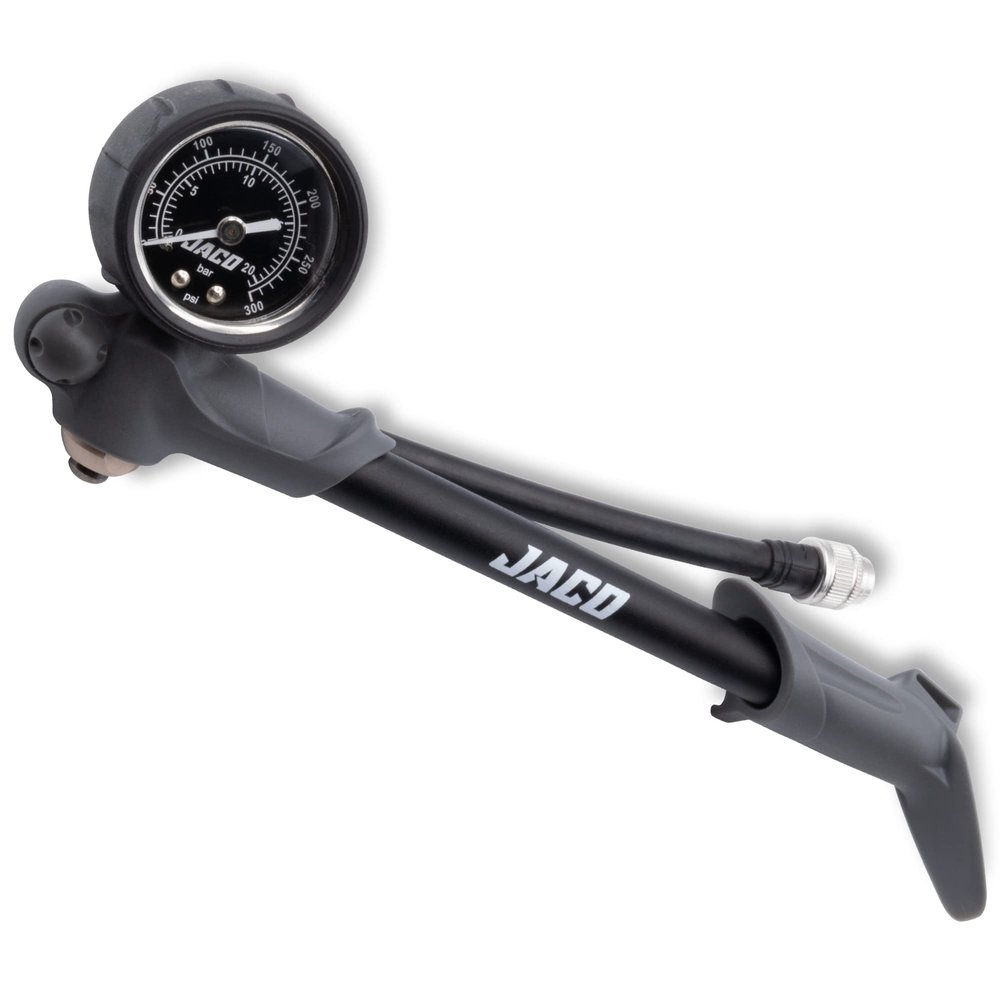 JACO ShockPro MTB Shock Pump - High Pressure Mountain Bike Air Fork/Shock Pump - 300 PSI