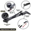 JACO ShockPro MTB Shock Pump - High Pressure Mountain Bike Air Fork/Shock Pump - 300 PSI view 3