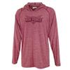 Innova Discs Air Force Hooded Performance Long Sleeve Disc Golf Jersey Shirt - Heather Burgundy - XXL view 1