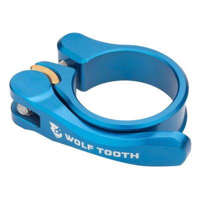 Wolf Tooth QR Quick Release Seatpost Clamp - 29.8mm, Blue
