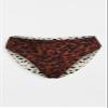PQ Swim Women's Reversible Hillary High Waist Full Bikini Bottoms, Wild Heart, Print, Small view 2