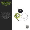Breakthrough Clean Technologies Shotgun Battle Rope 2.0 w/EVA Case, 20-Gauge, Multi-Color view 2