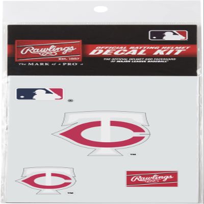 Rawlings | MLB Authentic Baseball Helmet Decal Kit | Minnesota Twins