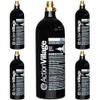 Action Village 20oz CO2 Paintball Tank - Black Aluminum (5 20oz CO2 Tanks) view 1