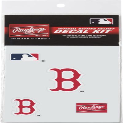 Rawlings | MLB Authentic Baseball Helmet Decal Kit | Boston Red Sox