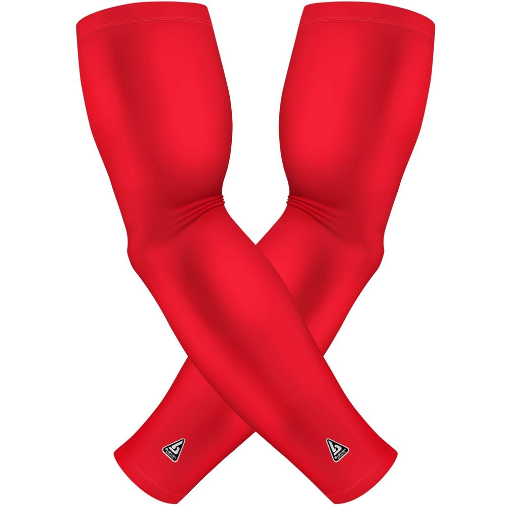 B-Driven Sports Premium Pro-Fit Compression Arm Sleeves for Men Women & Youth 44 Graphic Designs Improve Circulation Reduce Muscle Fatigue Enhance Performance for Baseball Football & More (1 Pair)