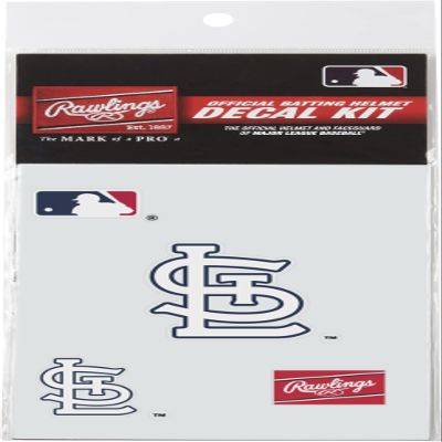 Rawlings | MLB Authentic Baseball Helmet Decal Kit | St. Louis Cardinals