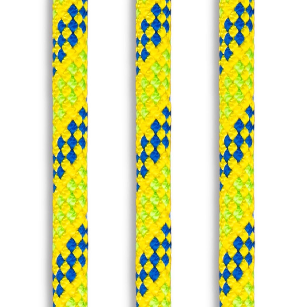 Arborist Tree Climbing Rope | 32 Strand 1/2 inch (12.4 mm) | AllGear SRT Line | Blue Tower Line, 120 feet