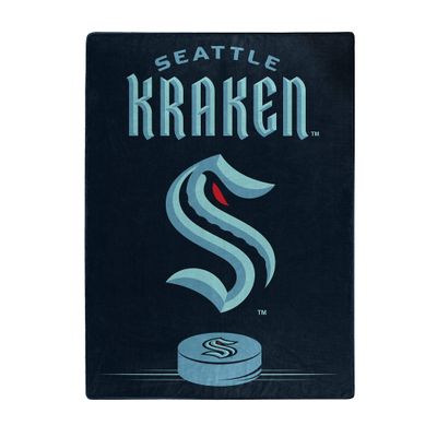 Northwest NHL Seattle Kraken Unisex-Adult Raschel Throw Blanket, 60" x 80", Inspired