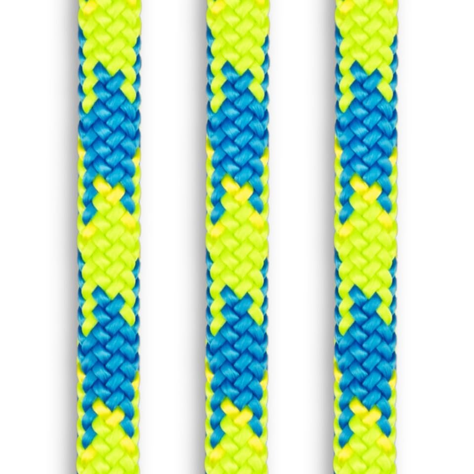 Arborist Tree Climbing Rope | 24 Strand 7/16 inch (11.2 mm) | AllGear SRT DRT MRT Line | Blue Craze, 100 feet
