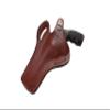 Pusat Holster Premium Leather Thumb Break Belt Holster 6 inch 357 MAG for Revolver Rossi Model 971-972 (Brown Left, Rossi 971) view 3