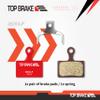 TOP BRAKE Disc Road Bike Brake Pads for Shimano XTR-M9100,Dura Ace R9170, GRX RX400, BR RS305,405,505,805; Tektro HD-R310/R510,TRP-Hylex Flat Mount view 3