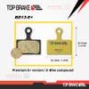 TOP BRAKE Disc Road Bike Brake Pads for Shimano XTR-M9100,Dura Ace R9170, GRX RX400, BR RS305,405,505,805; Tektro HD-R310/R510,TRP-Hylex Flat Mount view 4