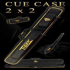 Tiger Product Billiard Pool Table Black Nylon Cue Case 2x2