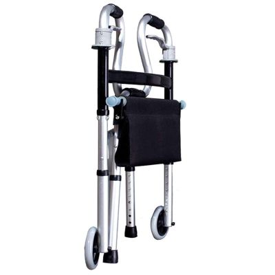 Walking Aids Lightweight Folding Rollator Walker for Seniors with Seat and Wheels Adjustable Height Rolling Mobility Aid for Elderly Handicap - Walking Stick Adjustable Height ALGFree (Size : A)