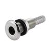 316 Stainless Steel Standard Length Thru-Hull Fitting w/Nut & Gasket for (1/2" ID) view 1