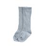 BULINGNA Toddler Infant Baby Girl Boys Solid Anti-Slip Knitted Long Stockings Kids Cotton Knee Stockings (Light Blue, 1-3 Years) view 1