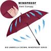 Baraida Golf Umbrella Large 62/68/72 Inch, Extra Large Oversize Double Canopy Vented Windproof Waterproof Umbrella, Automatic Open Golf Umbrella for Men and Women and Family.(68 Inch,Burgundy) view 3