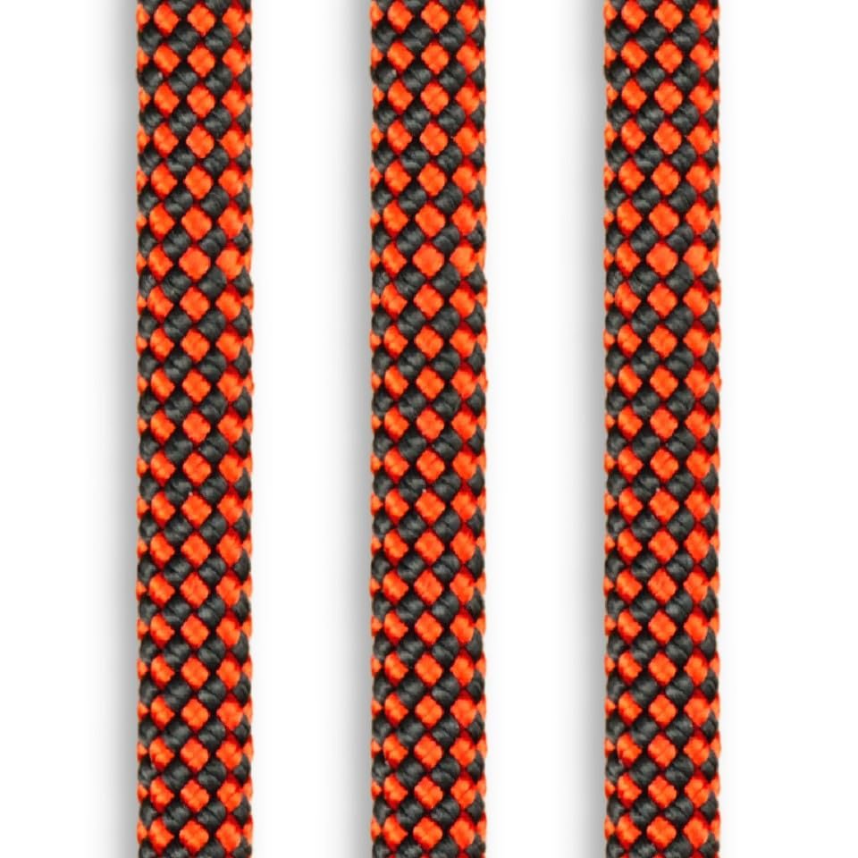 Arborist Tree Climbing Rope | 32 Strand Kernmantle 7/16 inch (11 mm) | AllGear SRT Line | Red Finish Line, 120 feet