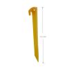 MUDOR 12 Inch Plastic Tent Stakes -12 pcs Heavy Duty and Durable Tent Pegs Spike Hook for Campings Outdoor Sand Beach, Sturdy Canopy Stakes Accessories, Garden Lawn Stakes view 3