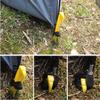 MUDOR 12 Inch Plastic Tent Stakes -12 pcs Heavy Duty and Durable Tent Pegs Spike Hook for Campings Outdoor Sand Beach, Sturdy Canopy Stakes Accessories, Garden Lawn Stakes view 4