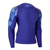 HUGE SPORTS Men's Rash Guard Long Sleeves UPF 50+ UV Sun Protection Quick Drying Splice Compression Swim Shirts view 1