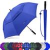 Baraida Golf Umbrella Large 62/68/72 Inch, Extra Large Oversize Double Canopy Vented Windproof Waterproof Umbrella, Automatic Open Golf Umbrella for Men and Women and Family.(68 Inch,Royal Blue) view 1