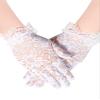 Sumind Girls White Lace Princess Gloves - Tea Party & Wedding Gloves for Little Girls (20.5 cm) view 1