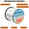 Strong Fishing Line Clear, Acejoz Thick Fishing Wire 0.8mm Invisible Hanging Wire Heavy Duty Monofilament Line 70 Lb Test for Hanging Decoration Balloon Garland Crafts view 3