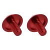 2Pcs Aluminum Alloy Brake Rotor Screws, Bike Cage Bolts Water Bottle Cage Screws, G510 * 12Mm Screws, Bottle Lder Bike For Disc Brake Rotor Or Water Bottle Cage Red Black Optional(Red) view 1