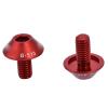 2Pcs Aluminum Alloy Brake Rotor Screws, Bike Cage Bolts Water Bottle Cage Screws, G510 * 12Mm Screws, Bottle Lder Bike For Disc Brake Rotor Or Water Bottle Cage Red Black Optional(Red) view 4