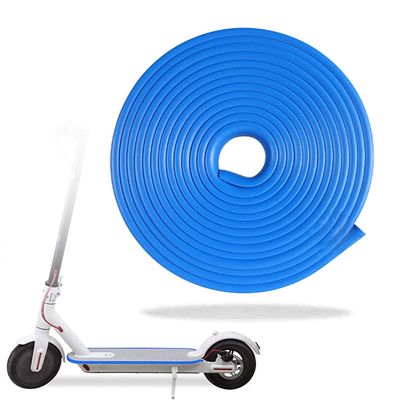 GLDYTIMES Scooter Body Strip Bumper Anti-Collision Protective Body Strips for M365 Electric Skateboard Car Scooter Parts Prevent Scooter from Friction Damage (Blue)