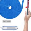 GLDYTIMES Scooter Body Strip Bumper Anti-Collision Protective Body Strips for M365 Electric Skateboard Car Scooter Parts Prevent Scooter from Friction Damage (Blue) view 3