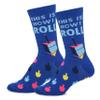 Everything Legwear Mens & Womens Fun Novelty Holiday Christmas Hanukkah Crew Socks-Christmas 2PK Crews-One Size Fits Most-Jewnicorn/How I Roll view 2