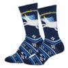 Everything Legwear Mens & Womens Fun Novelty Holiday Christmas Hanukkah Crew Socks-Christmas 2PK Crews-One Size Fits Most-Jewnicorn/How I Roll view 3