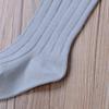 BULINGNA Toddler Infant Baby Girl Boys Solid Anti-Slip Knitted Long Stockings Kids Cotton Knee Stockings (Light Blue, 0-6 Months) view 4