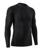 HUGE SPORTS Men's Rash Guard Long Sleeves UPF 50+ UV Sun Protection Quick Drying Splice Compression Swim Shirts Black view 3